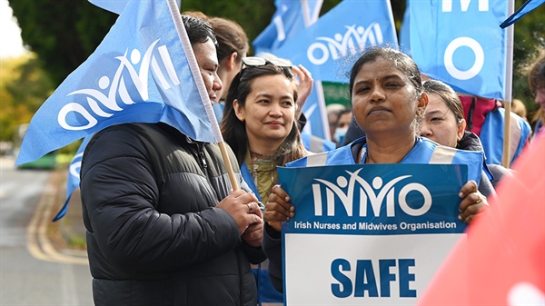 Healthcare unions to start protests over safe staffing